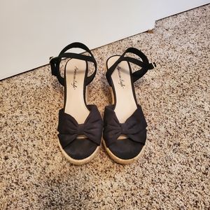 American Eagle wedge sandals size 10